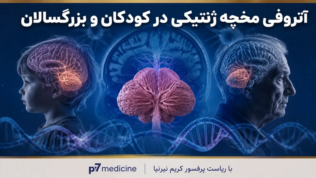 عنوان باشه آتروفی مخچه ژنتیکی در کودکان و بزرگسالان